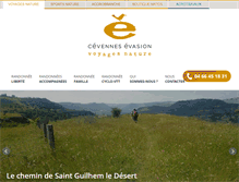 Tablet Screenshot of cevennes-evasion.com